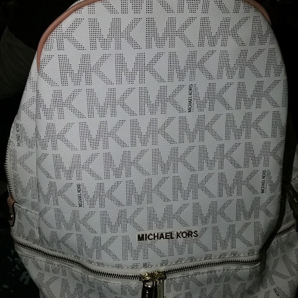 White backpack